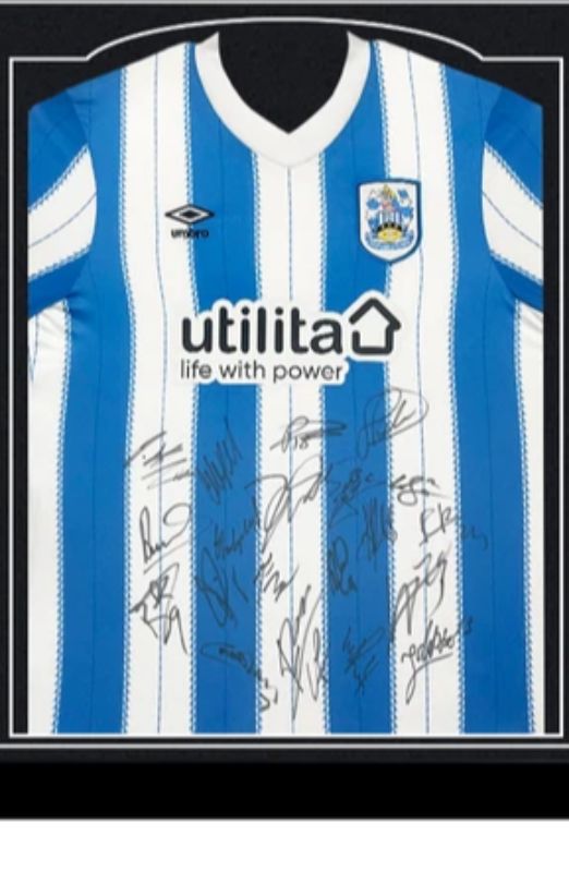 Signed Huddersfield Town shirt