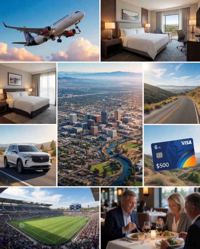 VIP Sacramento Trip for 2 people